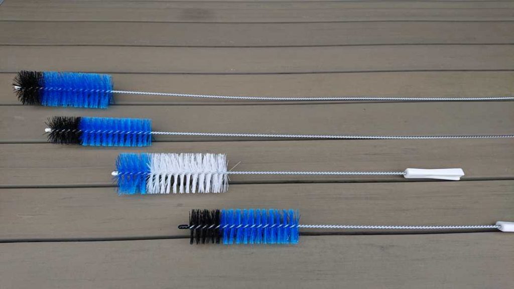 VALICLUD 3-teiliges Schlauchbürsten Set - Für Rohre & Tanks